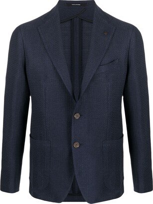 Embroidered Single-Breasted Blazer