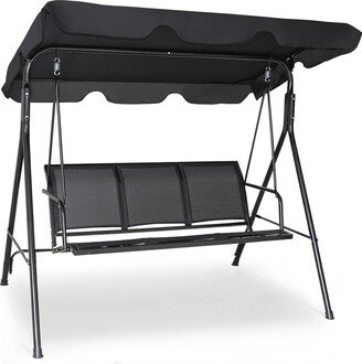 Outdoor Patio Swing Canopy 3 Person Canopy Swing Chair Patio - See details