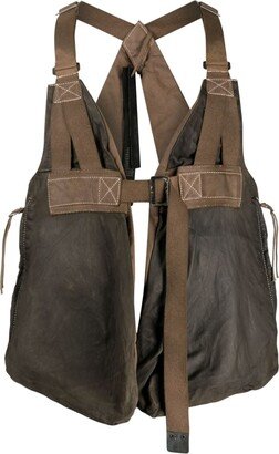 Vest Bag leather gilet