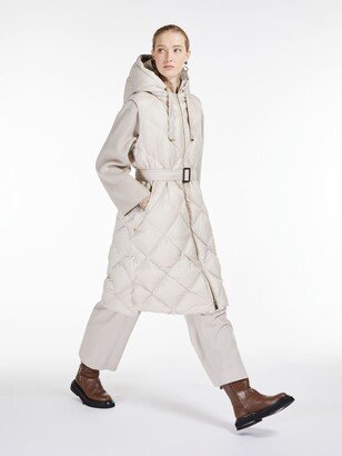 Gilet in quilted water-resistant canvas-AA