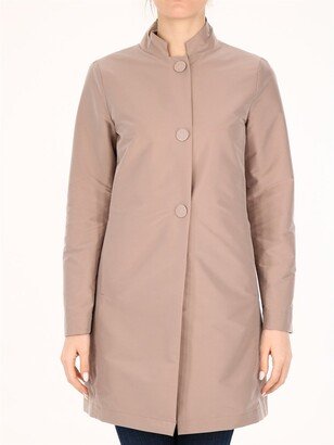 Buttoned Rain Coat