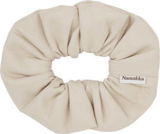 Off-White Lou Vegan Leather Scrunchie