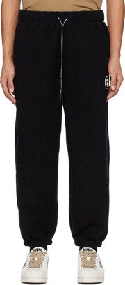 AAPE by A Bathing Ape Black Patch Lounge Pants