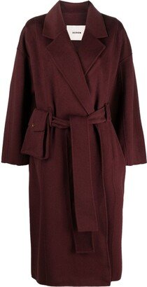 Wool-Silk Belted Coat