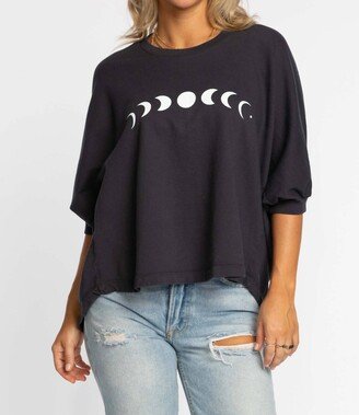 Moon Phases 1991 Sweatshirt In Faded Black