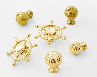 Brass Single Hole Cabinet Knob Closet Drawer Kitchen Hardware Living Room Furniture Wine Cabinet Furniture Knob-A123