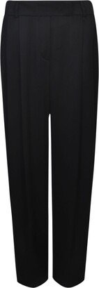 Fitted Straight Trousers