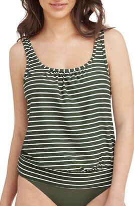 Multifit Blouson Tankini Top