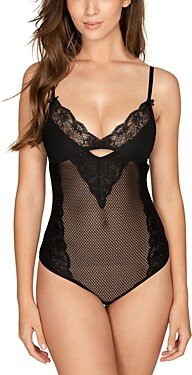 Mucci Luna Sheer Lace Bodysuit