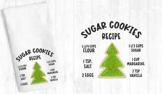 Sugar Cookie Recipe Christmas Waffle Weave Dish Towel