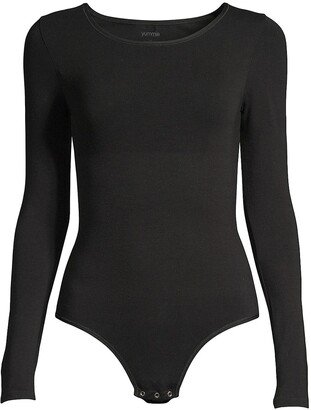 Long-Sleeve Shaping Bodysuit