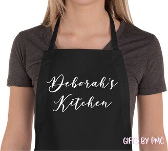 Personalized Apron For Women, Ladies Apron, Kitchen Baking, Nana's Kitchen, Christmas Gift, Gifts, Gift - Free Fast Shipping