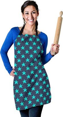 starfish Pattern Apron - Printed Print Custom With Name/Monogram Perfect Gift For Lover
