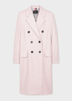 Women's Lilac Wool-Cashmere Double-Breasted Coat