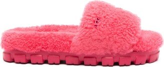 Maxi Curly Scuffeta shearling slides-AA