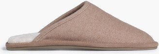 Hampton shearling-lined felt slippers