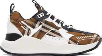 Brown Vintage Check Sneakers