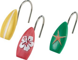 Surf Time Surfboards 12-Pc. Shower Curtain Hooks