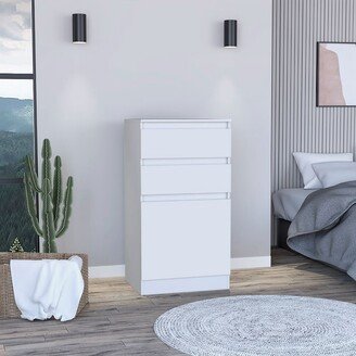 White Dresser with 2 Drawers