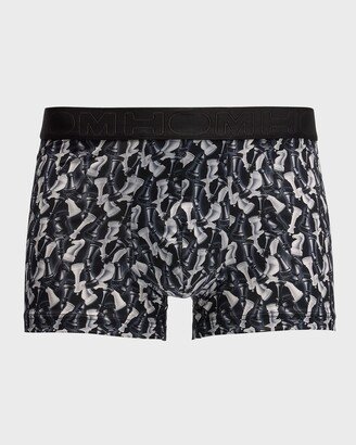 Men's Chess Printed Boxer Briefs