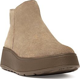 Women's F Mode Suede Platform Ankle Boots