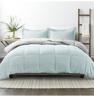 Premium Down Alternative Reversible Comforter Set-AA