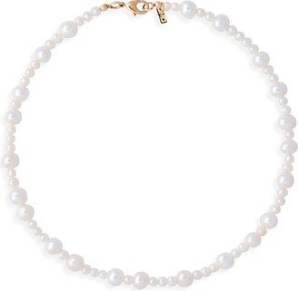 Martha Calvo Lottie 14K-Gold-Plated & Freshwater Pearl Necklace