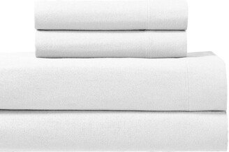 Egyptian Linens Heavyweight Flannel Sheet 4-Piece Set, Full