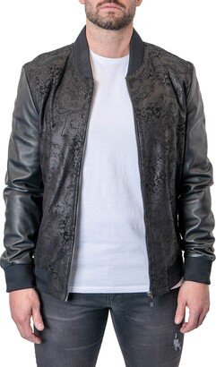 Paisley Leather Jacket