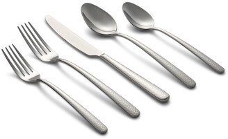 Conga Hammered Mirror 20-Piece Flatware Set, Service for 4