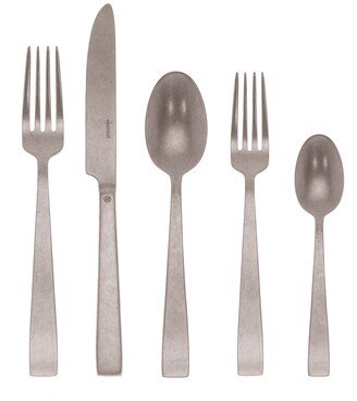 Flat Vintage 5-Piece Flatware Place Setting