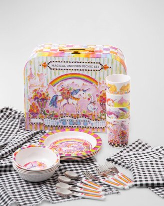 Magical Unicorn 21-Piece Picnic Set