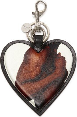 Photograph-Print Leather Keyring