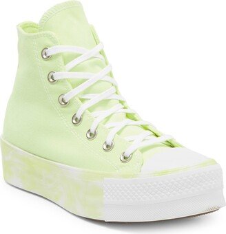 Chuck Taylor All Star Volt Glow Platform Hi Top Sneaker