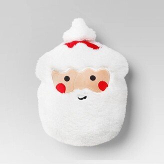 Shaped Santa Novelty Christmas Throw Pillow Red - Wondershop™