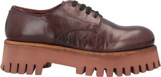 Lace-up Shoes Burgundy-AC