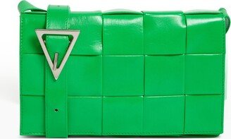 Leather Intreccio Cassette Cross-Body Bag-AC