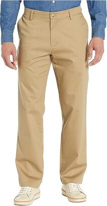 Straight Fit Signature Khaki Lux Cotton Stretch Pants D2 - Creaseless (New British Khaki) Men's Casual Pants