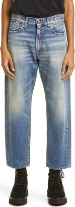 Distressed Boyfriend Jeans-AM