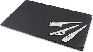 Slate Board 4 Piece Board and Knife Set