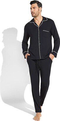 William - The Pajama Set (Black/Ivory) Men's Pajama Sets