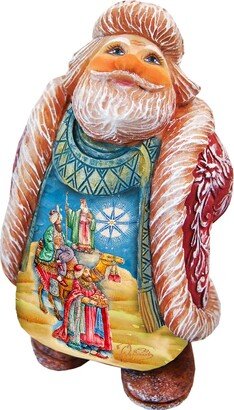 G.DeBrekht Three Kings Looking Up Santa Figurine