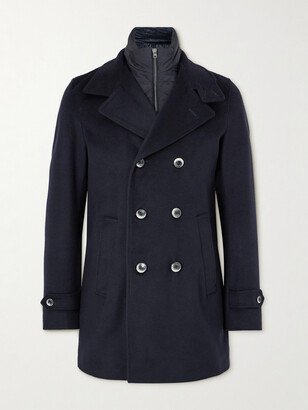 Brushed Wool and Cashmere-Blend Peacoat