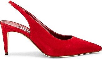 Paledarc 70 Suede Pump in Red