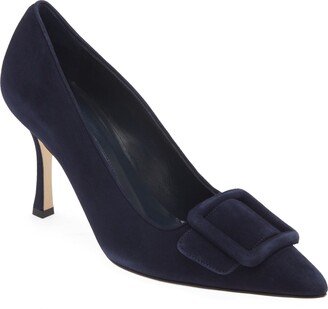 Maysale Buckle Pointed Toe Pump