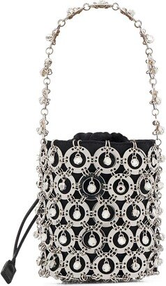 Rabanne Sphere embellished bucket bag