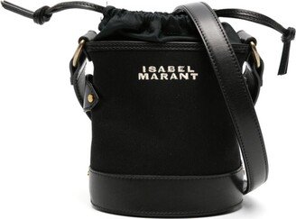 small Samara logo-embroidered bucket bag