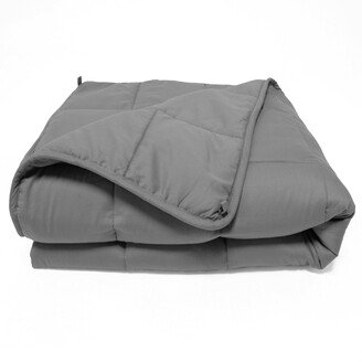 Snake River Décor Quilted Microfiber Weighted Blanket 10 lbs. Charcoal