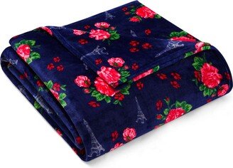 French Floral Passport Blanket, King