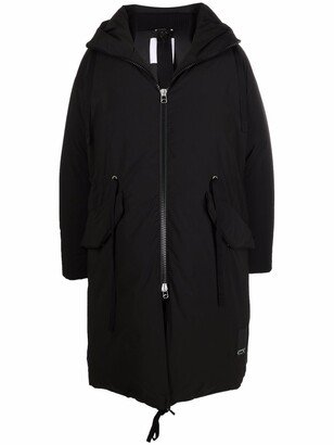 Inflate hooded parka